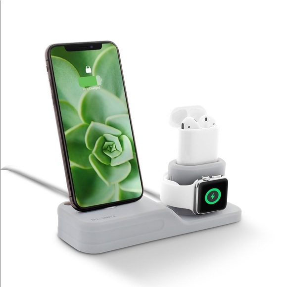 Real Simple 3-in-1 Silicone Charging Station - Picture 3 of 3